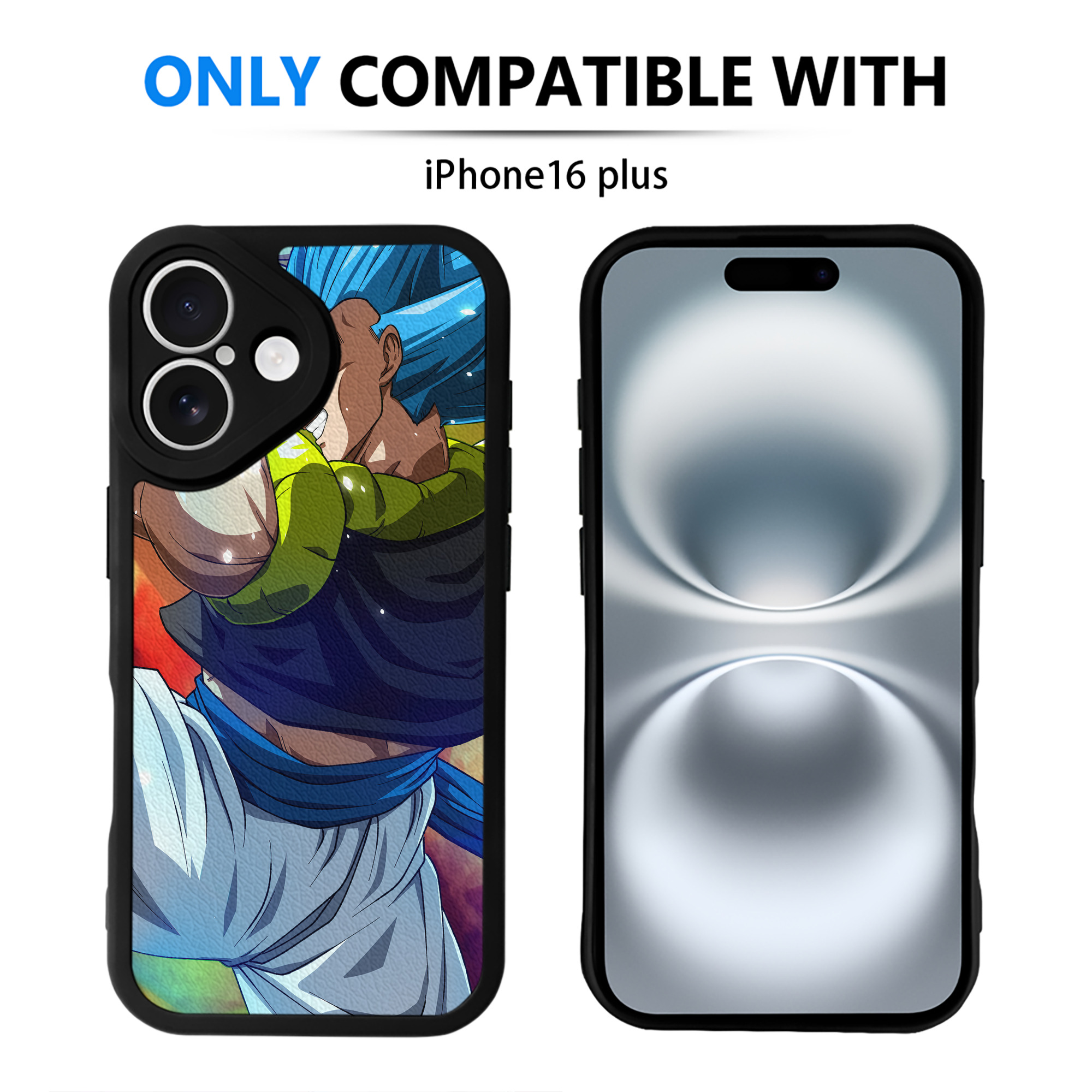 （画像用） ドラゴンボール DRAGON BALL 【iPhone 16シリーズ対応】シリコンスマホケース（レザー調） 材質：シリコン